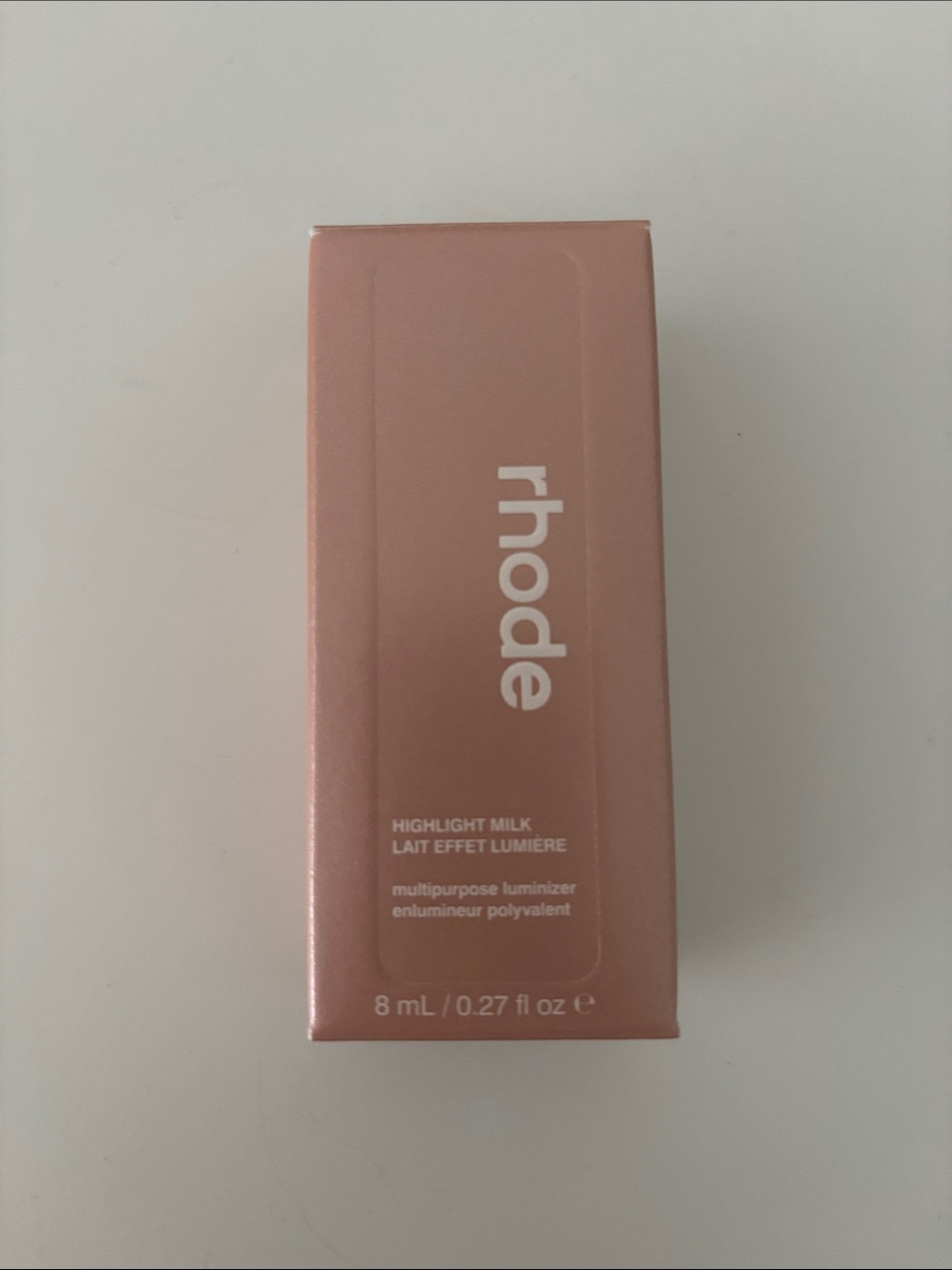 RHODE Highlight Milk Luminizer SAMPLE- Soft Rose